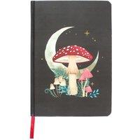 Something Different Mushroom A5 Notebook in Black
