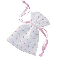 Unique Party Polka Dot Shower Gift Bag (Pack of 6) in Pink