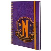 Wednesday A5 Notebook in Purple