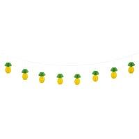 Unique Party Pineapple Luau Beach Party Garland in Bright Yellow