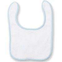 Larkwood Terrycloth Contrast Bib in Off-White