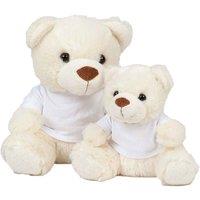 Mumbles Bear Plush Toy in Cream