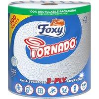 Foxy Tornado Kitchen Roll in White