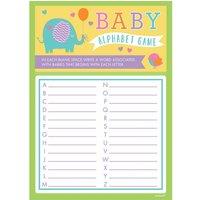 Amscan Alphabet Shower Game (Pack of 24)