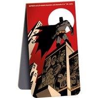 Batman Skyline Magnetic Bookmark in Red