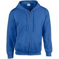 Gildan Heavy Blend Full Zip Full Zip Hoodie in Blue | Size: Small