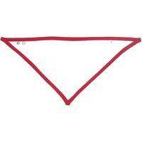 Babybugz Reversible Contrast Detail Bandana Bib in White