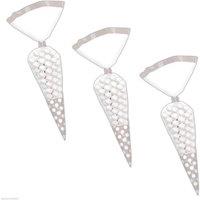 Amscan Polka Dot Cone Party Bags (Pack of 10) in Silver