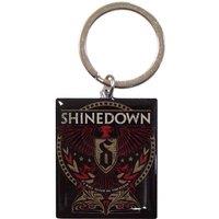 Shinedown I Will Never Be Voiceless Photo Print Keyring in Dark Red