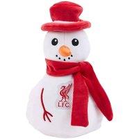 Liverpool FC Snowman Plush Toy in White