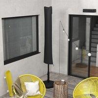 OUTSUNNY Parasol Cover Patio Cantilever Cover Banana Umbrella Protector with Zipper in Black