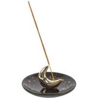 Something Different Crescent Moon Incense Holder in Gold