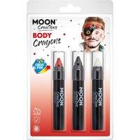 Moon Creations Logo Body Crayons in Red