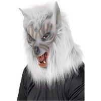 Smiffys Wolf Mask in Grey