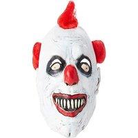 Smiffys Clown Latex 3 4 Mask in White