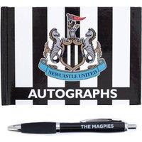 Newcastle United FC Autograph Book & Pen in Black