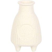 Something Different Ribbed Palo Santo Incense Burner in Cream