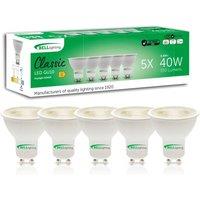 BELL Lighting GU10 Non Dimmable LED Bulbs Daylight White | 4.4W 350lm | 40W Replace | Size: Pack of 10