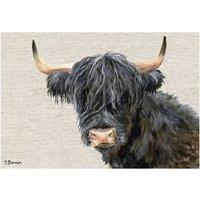 Jane Bannon Hagrid Paper Poster in White