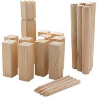 XD Design Wooden Kubb Set in Brown