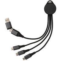XD XCLUSIVE Terra Aluminium 6-In-1 Charging Cable in Grey