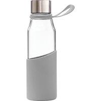 Vinga Slim Glass 550ml Water Bottle in Grey