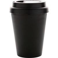 XD Design Coffee Double-Walled Reusable 300ml Cup in Black
