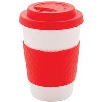 XD Design Reusable 270ml Coffee Machine Cup in Red