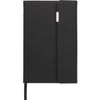 Swiss Peak Deluxe A5 Notebook & Pen Set in Black