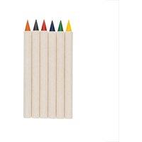XD Design Micki infinity Coloured Pencil Set (Pack of 6) in White