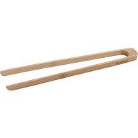 Ukiyo Bamboo Logo Tongs in Brown