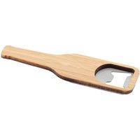 MidOcean Buper Bamboo Magnetic Bottle Opener in Cream