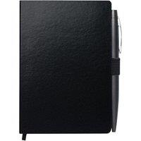 MidOcean Notalux A6 Notebook & Pen in Black