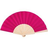 MidOcean Fanny Wood Wood Handheld Fan in Fuchsia