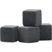 MidOcean Rocks Stone Ice Cube Tray Set (Pack of 4) in Beige