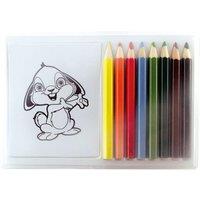 MidOcean Recreation Wooden Coloured Pencil Set