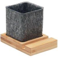 MidOcean Orostan RPET Felt Pen Pot in Cream