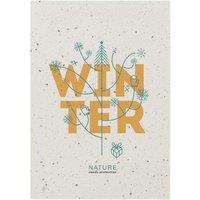 MidOcean Seed Book Seed Paper A5 Notebook in White