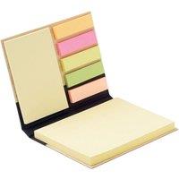 MidOcean Visionbam Sticky Notes Bamboo Memo Pad in Black