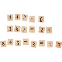MidOcean Educount Wooden Counting Game in Beige