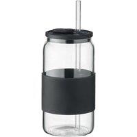MidOcean Borosip Borosilicate Glass 550ml Tumbler in Jet Black