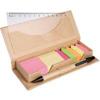 MidOcean Stibox Sticky Notes Set in Beige