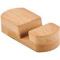 MidOcean POY Bamboo Mobile Phone Stand in Cream