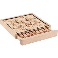 MidOcean SUDOKU Wooden Board Game in Cream