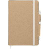 MidOcean Caratil A5 Notebook & Pen in White