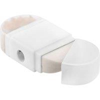 MidOcean Goma2 Pencil Sharpener & Eraser in White