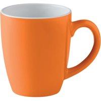 MidOcean Trent Coloured Ceramic Mug in Orange