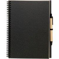 MidOcean Bloquero Plus Notebook & Pen in Black