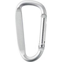 MidOcean Gancho Clip-On Aluminium Carabiner in Silver