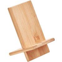MidOcean Whippy Bamboo Mobile Phone Stand in Cream